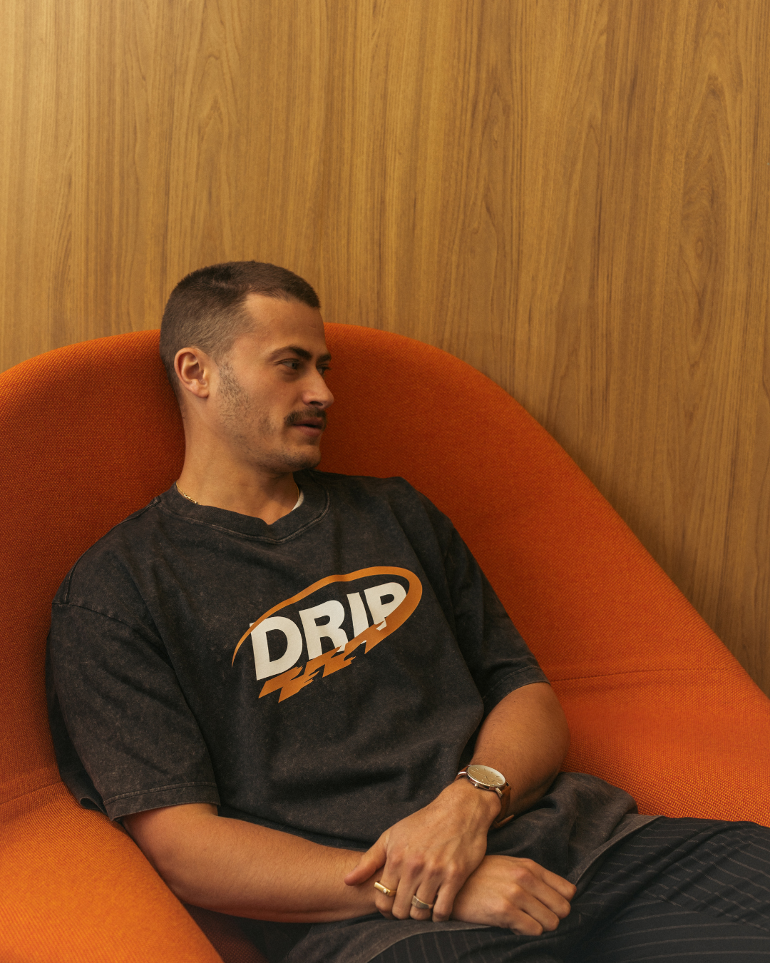 DRIP Washed Logo Tee