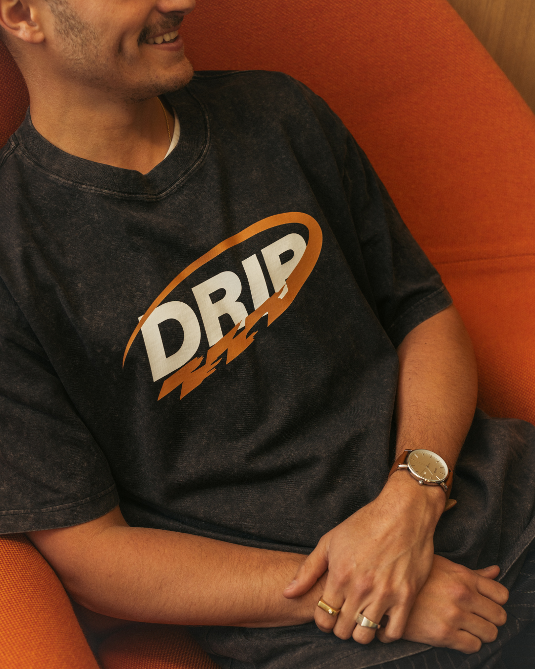 DRIP Washed Logo Tee
